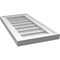 Ekena Millwork Vertical Surface Mount PVC Gable Vnt: Non-Functional, w/2"W x 1-1/2"H, Brickmould Frame, 12"W x 24"H GVPVE12X2402SN - alternate 5